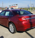 chrysler 200 2013 red sedan touring gasoline 4 cylinders front wheel drive automatic 75110