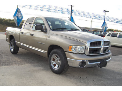 dodge ram 1500 2005 tan pickup truck slt gasoline 8 cylinders rear wheel drive automatic with overdrive 77627