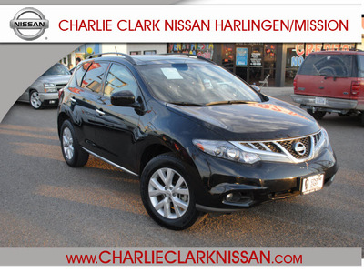nissan murano 2011 black sv gasoline 6 cylinders front wheel drive automatic 78552
