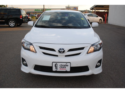 toyota corolla 2011 white sedan s gasoline 4 cylinders front wheel drive automatic 78552