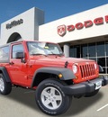 jeep wrangler 2013 red suv sport gasoline 6 cylinders 4 wheel drive automatic 75067