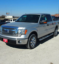 ford f 150 2013 silver xlt flex fuel 8 cylinders 2 wheel drive automatic 76234