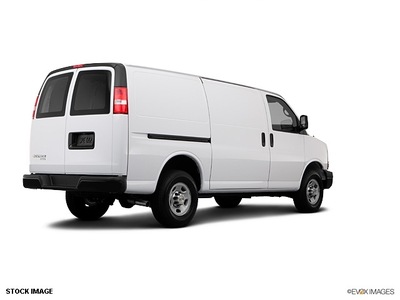 chevrolet express cargo 2013 white van 2500 flex fuel 8 cylinders rear wheel drive 6 speed automatic 56001
