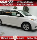 toyota sienna 2013 white van le 8 passenger gasoline 6 cylinders front wheel drive automatic 91731