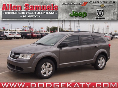 dodge journey 2013 gray suv se gasoline 4 cylinders front wheel drive shiftable automatic 77450