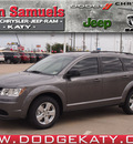 dodge journey 2013 gray suv se gasoline 4 cylinders front wheel drive shiftable automatic 77450