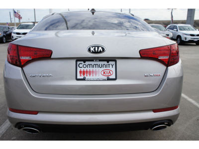 kia optima 2013 silver sedan ex gasoline 4 cylinders front wheel drive automatic 77521