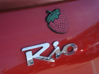 kia rio 2008 red sedan sx gasoline 4 cylinders front wheel drive automatic 75110