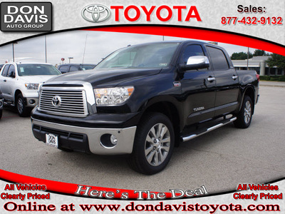 toyota tundra 2012 black platinum flex fuel 8 cylinders 4 wheel drive automatic 76011