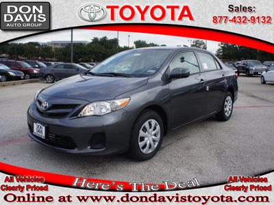 toyota corolla 2012 gray sedan le gasoline 4 cylinders front wheel drive automatic 76011