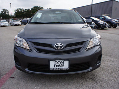 toyota corolla 2012 gray sedan le gasoline 4 cylinders front wheel drive automatic 76011