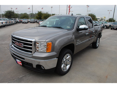 gmc sierra 1500 2013 steel gry metebony sle flex fuel 8 cylinders 2 wheel drive 6 speed automatic 77338