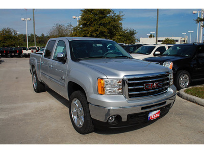 gmc sierra 1500 2013 silver sle flex fuel v8 2 wheel drive automatic 77338