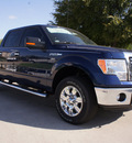 ford f 150 2012 dk  blue xlt flex fuel 8 cylinders 4 wheel drive automatic 76011