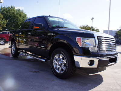 ford f 150 2012 black xlt gasoline 6 cylinders 2 wheel drive automatic 76011