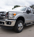 ford f 350 super duty 2012 silver lariat biodiesel 8 cylinders 4 wheel drive automatic 76011