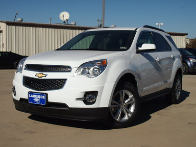 chevrolet equinox 2013 white lt gasoline 4 cylinders front wheel drive automatic 75087