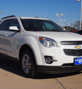 chevrolet equinox 2013 white lt gasoline 4 cylinders front wheel drive automatic 75087