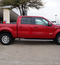 ford f 150 2012 red lariat gasoline 6 cylinders 4 wheel drive automatic 75070