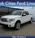 ford f 150 2013 off white limited gasoline 6 cylinders 2 wheel drive automatic 75235