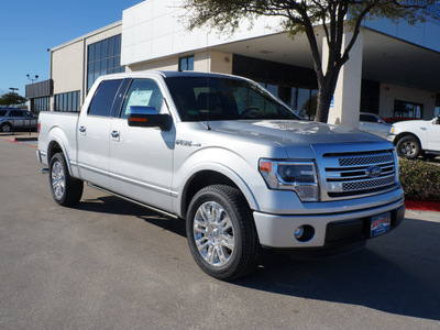 ford f 150 2013 silver platinum flex fuel 8 cylinders 2 wheel drive 6 speed automatic 75070