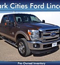 ford f 250 super duty 2011 brown lariat biodiesel 8 cylinders 4 wheel drive shiftable automatic 75235