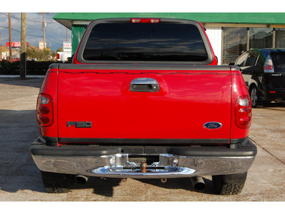 ford f 150 2003 red xlt gasoline 6 cylinders rear wheel drive automatic with overdrive 77504