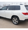 toyota highlander 2013 white suv limited gasoline 6 cylinders all whee drive automatic 76116