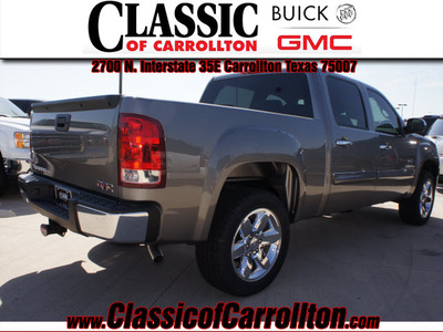 gmc sierra 1500 2013 steel gray sle flex fuel v8 2 wheel drive automatic 75007