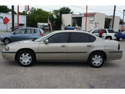 chevrolet impala 2003 gold sedan gasoline 6 cylinders front wheel drive automatic with overdrive 77008