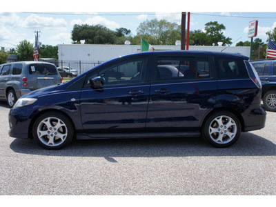 mazda mazda5 2008 blue van gasoline 4 cylinders front wheel drive automatic 77008