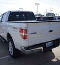 ford f 150 2013 white lariat flex fuel 8 cylinders 4 wheel drive automatic 75062