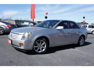 cadillac cts 2007 silver sedan high feature gasoline 6 cylinders rear wheel drive automatic 76543