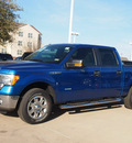 ford f 150 2013 blue xlt gasoline 6 cylinders 2 wheel drive automatic 76011