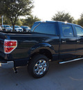 ford f 150 2013 blue xlt gasoline 6 cylinders 2 wheel drive automatic 76011