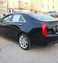 cadillac ats 2013 black raven sedan 2 5l gasoline 4 cylinders rear wheel drive automatic 77002