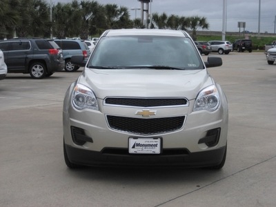 chevrolet equinox 2013 silver suv ls gasoline 4 cylinders front wheel drive automatic 77503