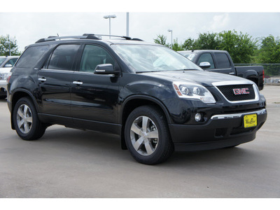 gmc acadia 2012 carbon blk met suv gasoline 6 cylinders front wheel drive automatic 77094