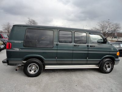 dodge b1500 ram van 2000 green van conversion v8 automatic 60443