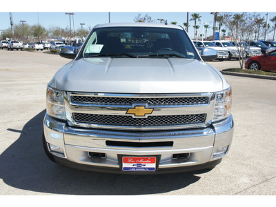 chevrolet silverado 1500 2013 silver pickup truck lt flex fuel v8 2 wheel drive automatic 77566