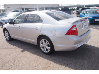 ford fusion 2012 silver sedan se flex fuel 6 cylinders front wheel drive automatic 77074