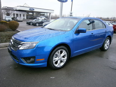 ford fusion 2012 blue sedan se gasoline 4 cylinders front wheel drive automatic 13502