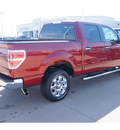 ford f 150 2013 red xlt flex fuel 8 cylinders 2 wheel drive automatic 76108