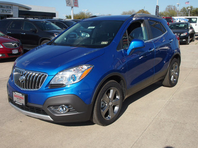 buick encore 2013 blue convenience gasoline 4 cylinders front wheel drive automatic 77521