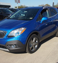 buick encore 2013 blue convenience gasoline 4 cylinders front wheel drive automatic 77521
