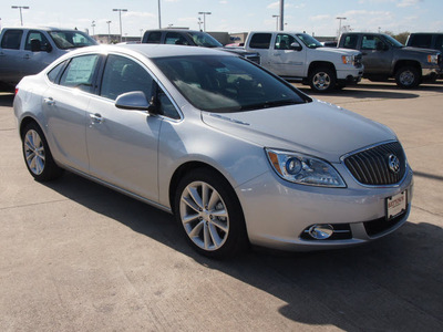 buick verano 2013 silver sedan gasoline 4 cylinders front wheel drive automatic 77521