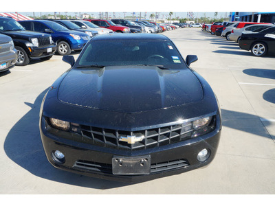 chevrolet camaro 2010 black coupe lt gasoline 6 cylinders rear wheel drive automatic 77090