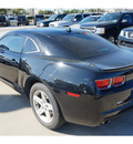 chevrolet camaro 2010 black coupe lt gasoline 6 cylinders rear wheel drive automatic 77090