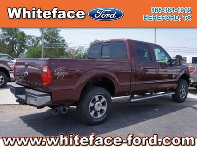 ford f 250 super duty 2012 dk  red lariat biodiesel 8 cylinders 4 wheel drive automatic 79045