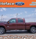ford f 250 super duty 2012 dk  red lariat biodiesel 8 cylinders 4 wheel drive automatic 79045
